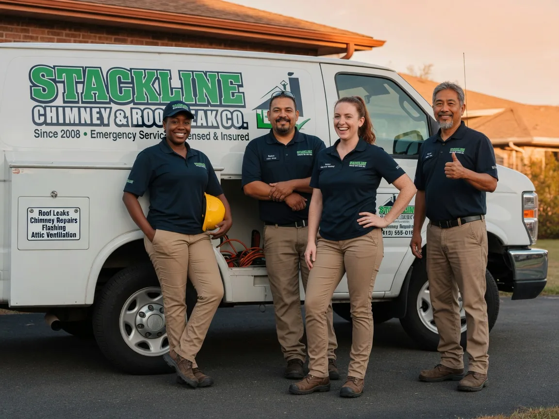 Chimney flashing repair company in Ruskin, NE